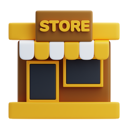 Store  3D Icon