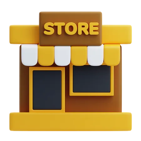 Store  3D Icon