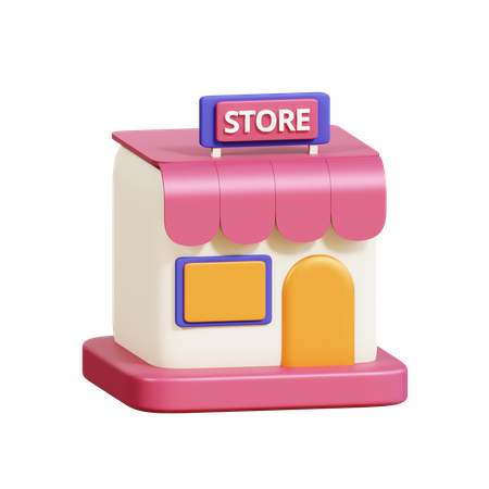 Store  3D Icon