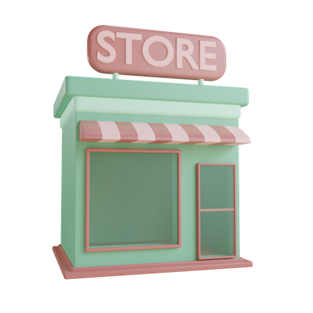 Store  3D Illustration