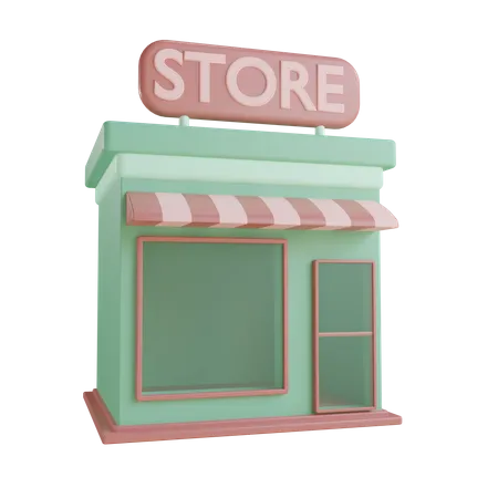 Store  3D Illustration