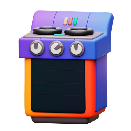 Stove  3D Icon