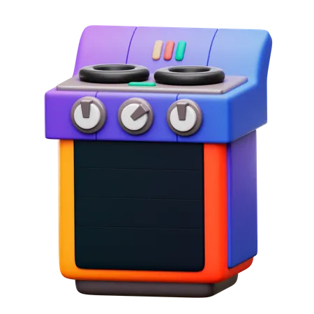 Stove  3D Icon