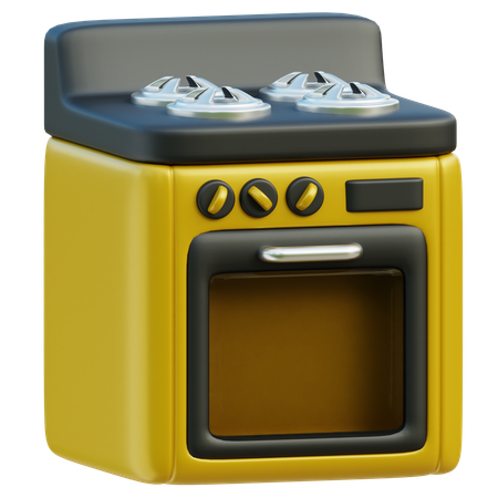 Stove  3D Icon