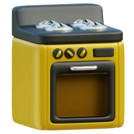 Stove  3D Icon