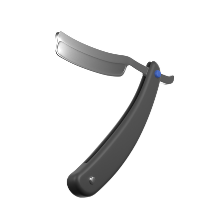 Straight Razor  3D Icon