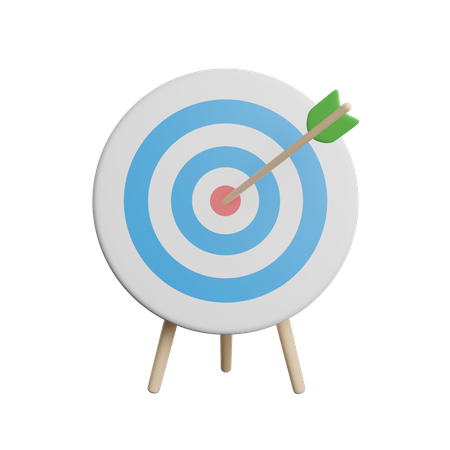 Strategy Goal  3D Icon