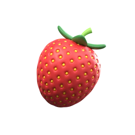 Strawberry  3D Icon