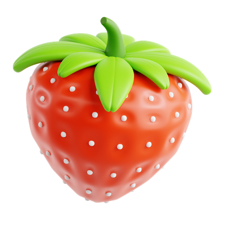 Strawberry  3D Icon