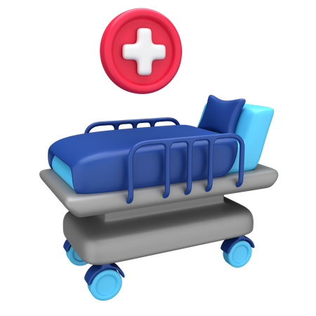 Stretcher  3D Illustration