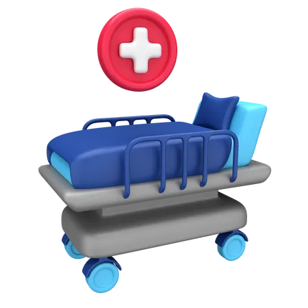 Stretcher  3D Illustration