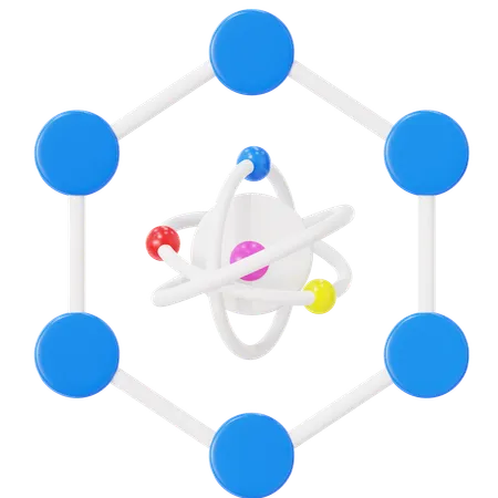 Structure moleculaire  3D Icon