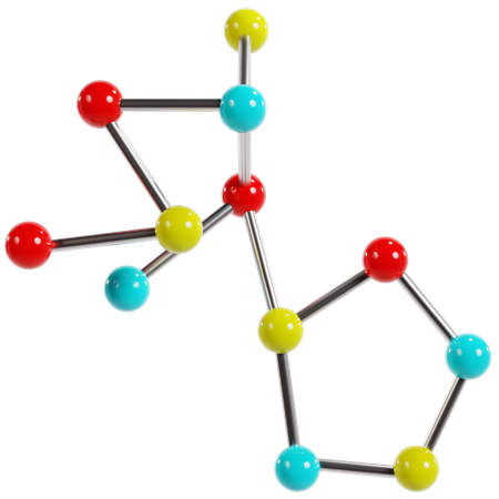 Structure moleculaire  3D Icon