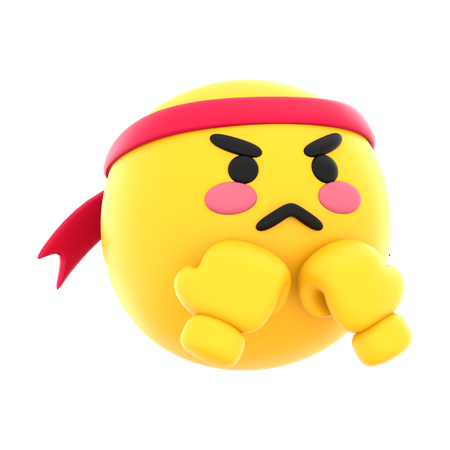 Struggle Emoji  3D Icon