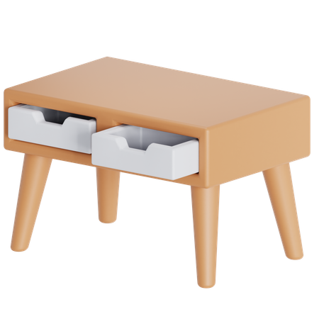 Study desk  3D Icon