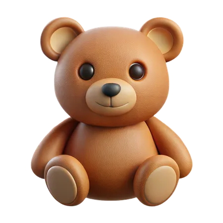 Stuffed Teddy Bear  3D Icon