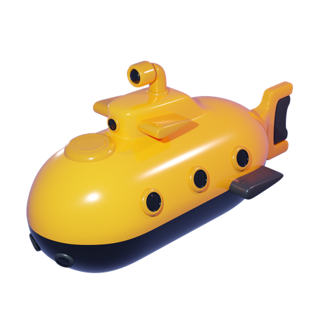 潜水艦  3D Icon