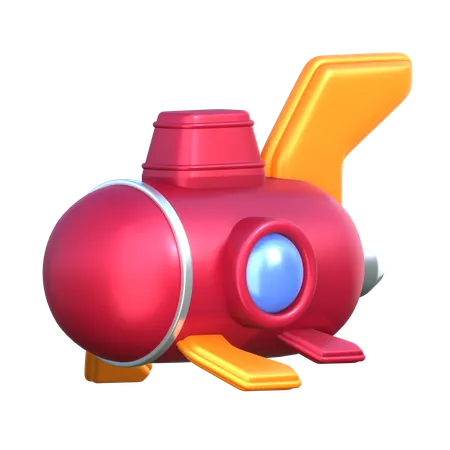 Submarino  3D Icon