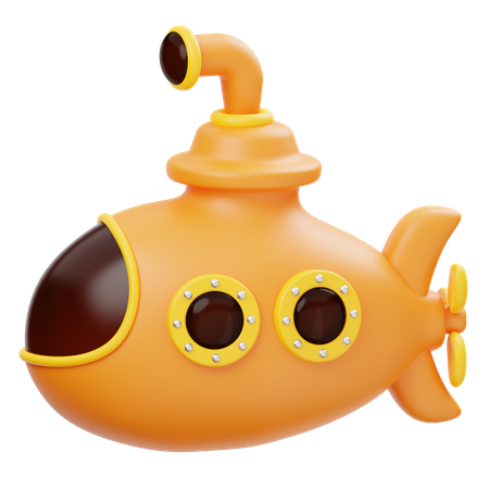 Submarino  3D Icon