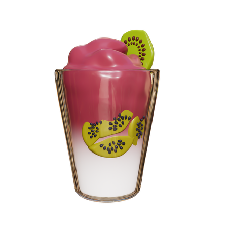 Suco de smoothie  3D Icon