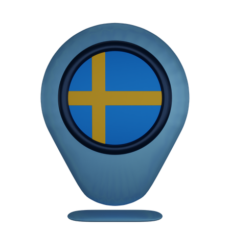 Suède  3D Icon