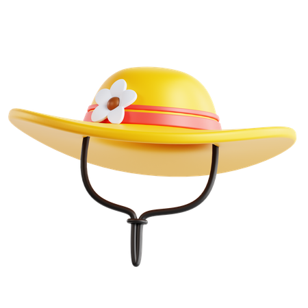 Summer Hat  3D Icon