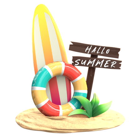 Summer Set  3D Icon