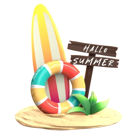 Summer Set  3D Icon