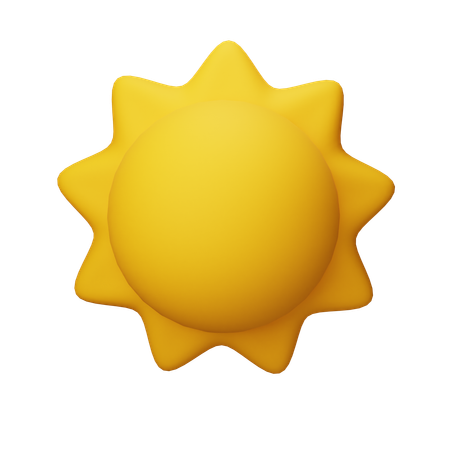 Sun  3D Icon