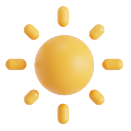 Sun  3D Icon