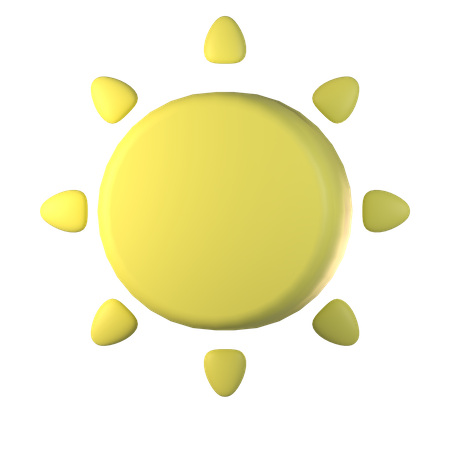 Sun  3D Icon