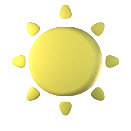 Sun  3D Icon