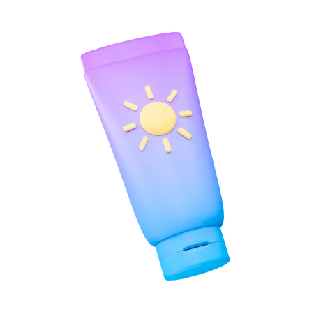 Sun Cream  3D Icon