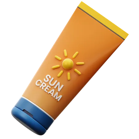 Sun Cream  3D Icon