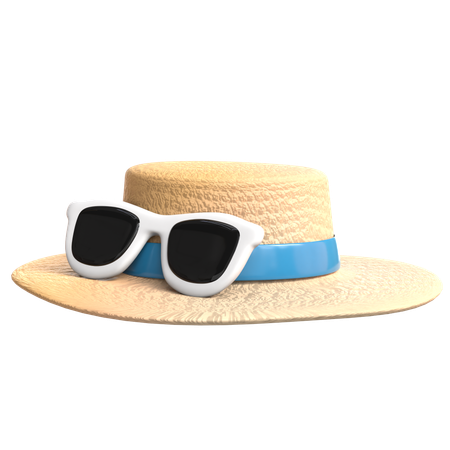 Sun Hat  3D Icon