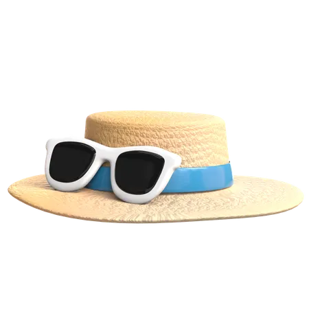 Sun Hat  3D Icon