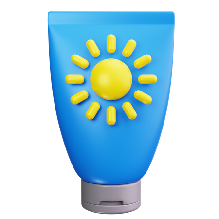 Sunblock  3D Icon