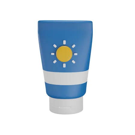 Sunblock  3D Icon