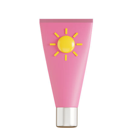 Sunblock Cream  3D Icon