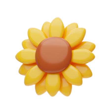 Sunflower  3D Icon