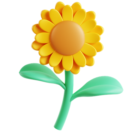 Sunflower  3D Icon