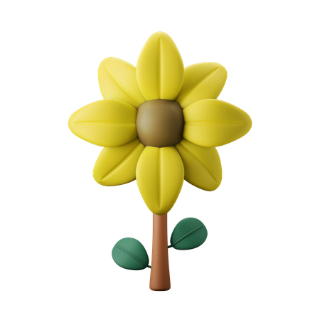 Sunflower  3D Icon