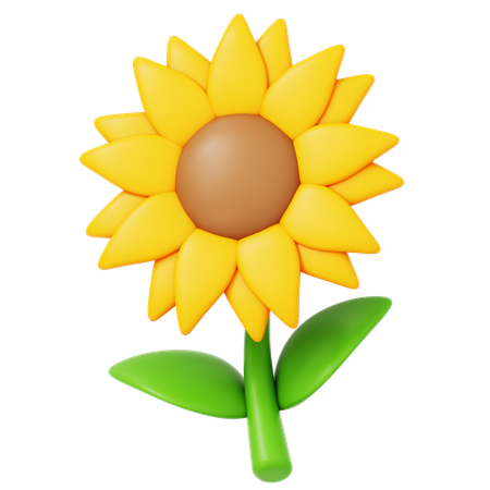 Sunflower  3D Icon