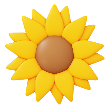 Sunflower  3D Icon