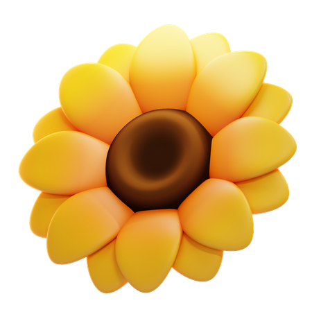 SUNFLOWER  3D Icon