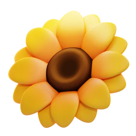 SUNFLOWER  3D Icon