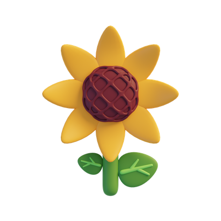 Sunflower  3D Icon