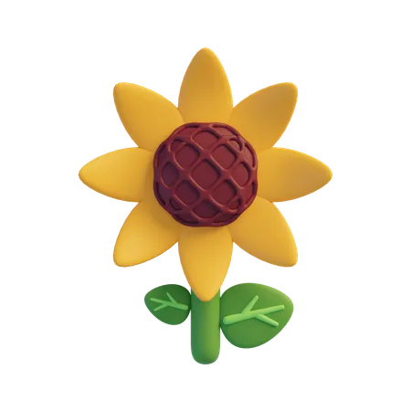 Sunflower  3D Icon