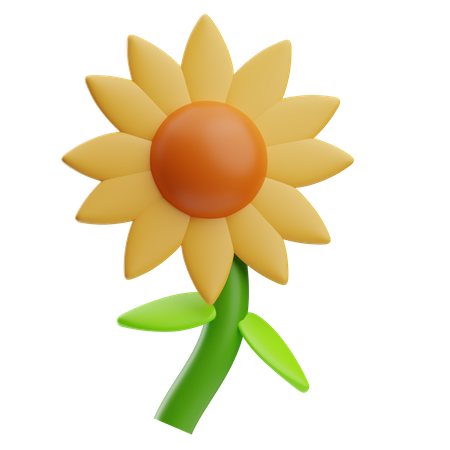 Sunflower  3D Icon