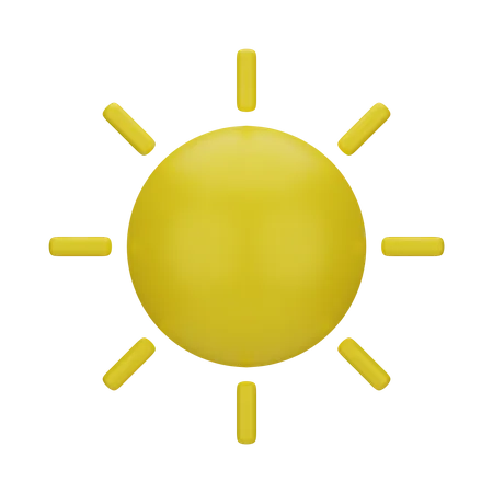 Sunny  3D Icon